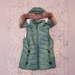 Green Tea hooded vest